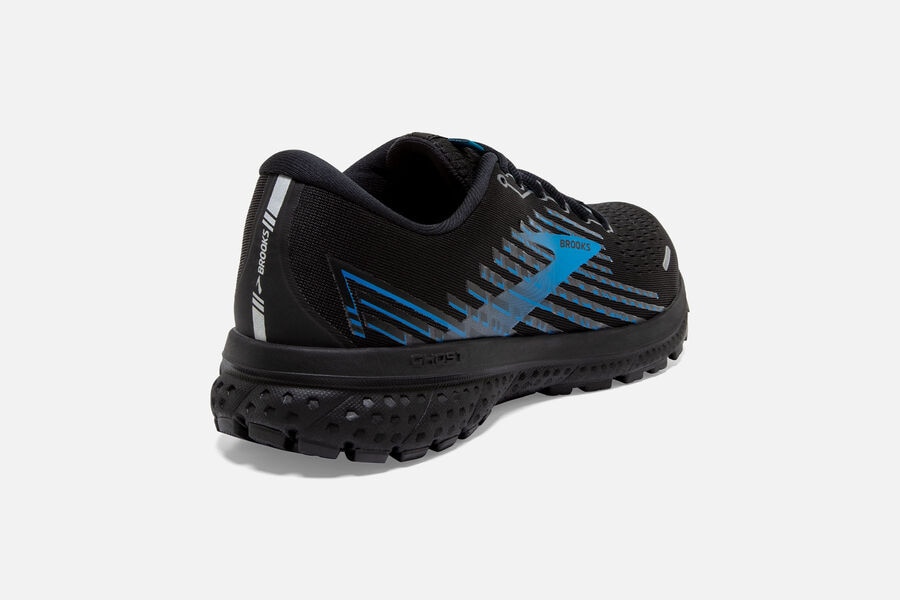 Brooks Ghost 13 GTX Road Running Shoes Mens - Black/Blue - YVILN-4271